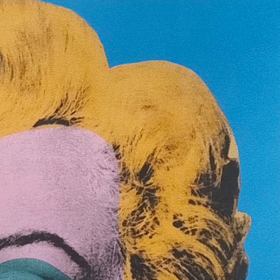 1980s Gorgeous Andy Warhol "Marilyn" Limited Edition Lithograph
