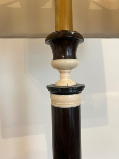 Paar Lampen - Holz - Pariser Haus - Frankreich - XX Jahrhundert