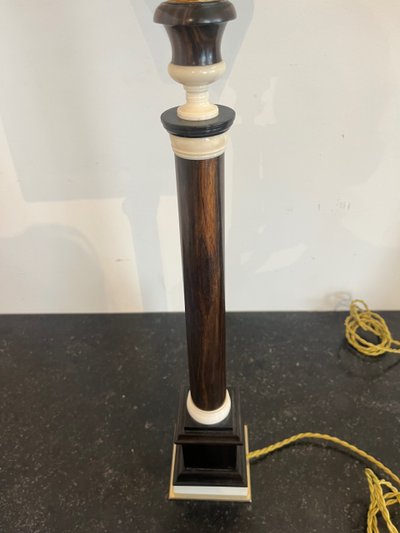 Paar Lampen - Holz - Pariser Haus - Frankreich - XX Jahrhundert