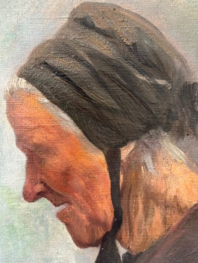 Porträt einer Bretonin von Henri Brispot