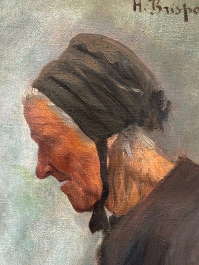 Porträt einer Bretonin von Henri Brispot
