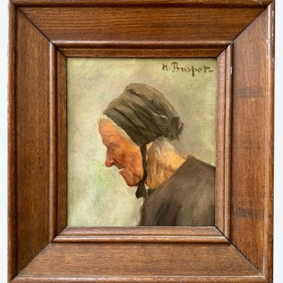 Porträt einer Bretonin von Henri Brispot