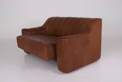 Sofa 2-seater in leather, by Sede DS 44