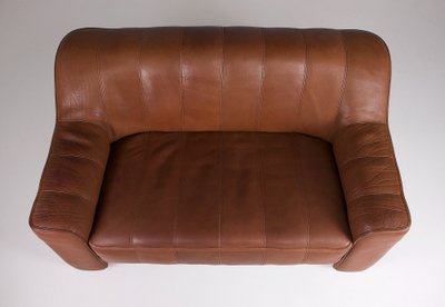 Sofa 2-seater in leather, by Sede DS 44