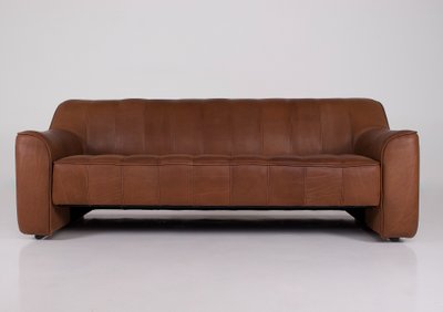 Sofa 3 seater in leather, by Sede DS 44