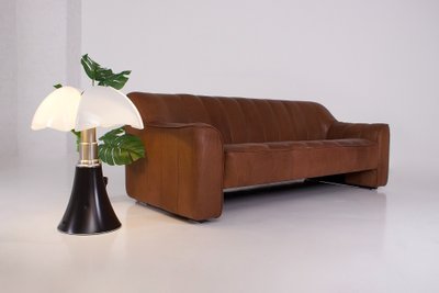 Sofa 3 seater in leather, by Sede DS 44