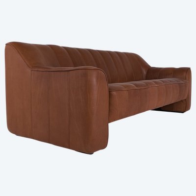 Sofa 3 seater in leather, by Sede DS 44