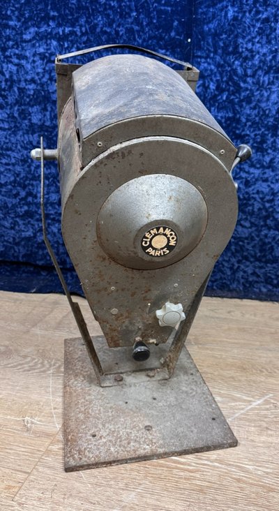Industrial design: large theater projector clemancon paris circa 1930