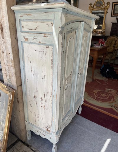 Small Wooden Armoire Louis XVI Style