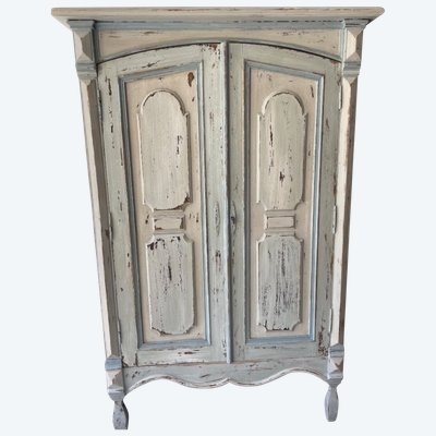 Small Wooden Armoire Louis XVI Style