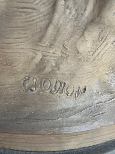 Terre Cuite By Clodion Representing A Faun Surrounded By Puttis