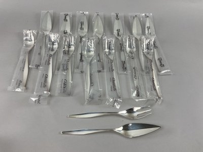 Christofle Orly pattern fish cutlery