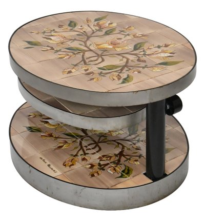 Vintage coffee table by Georges Pelletier for La Roue in Vallauris, 1970s
