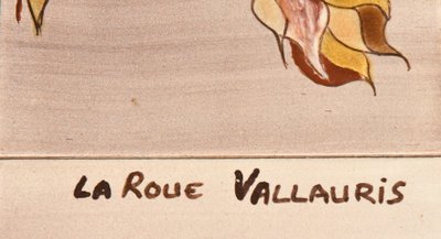 Vintage coffee table by Georges Pelletier for La Roue in Vallauris, 1970s