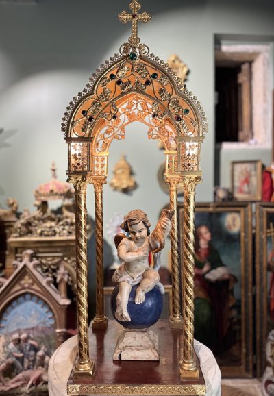 Important Neo-Gothic Ciborium - Circa 1900