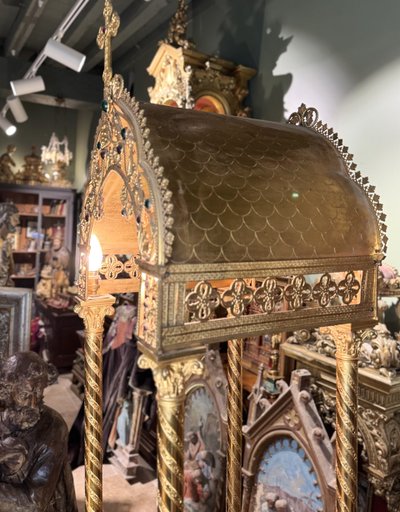 Important Neo-Gothic Ciborium - Circa 1900