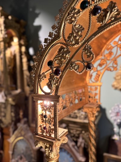 Important Neo-Gothic Ciborium - Circa 1900