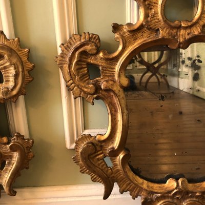 Pair of reflecting mirrors, Italy, 18th century
