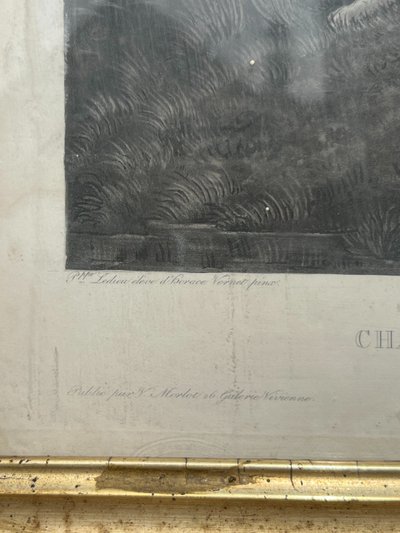 Pair of engravings, Duck and Pheasant Hunting, Philippe Ledieu, About 1840