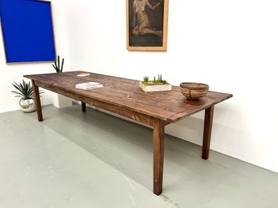Large pine farm table from the 70s