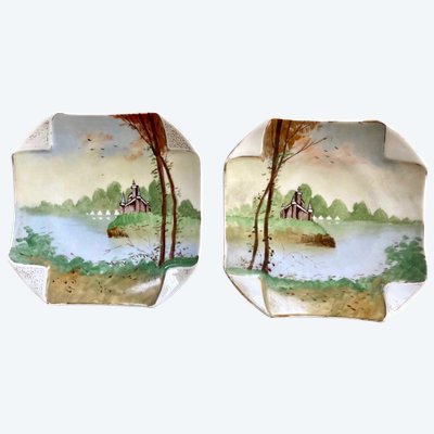 Pair of decorative plates