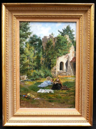 École FRANÇAISE impressionniste, fin du XIXème siècle, Le Déjeuner sur l'herbe