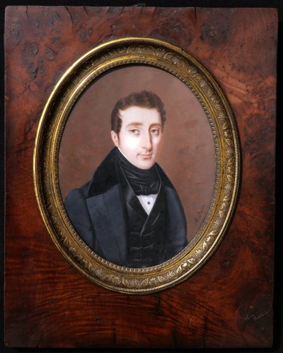 Étienne Ferdinand MULNIER, Portrait of a Man in a Frock Coat