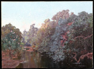 Eugène François Adolphe DESHAYES, River in Algeria