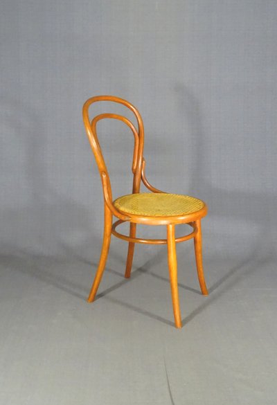 2 sedie da bistrot Hofmann N°14 con bastoni No Thonet