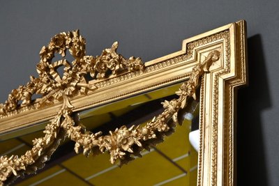 Specchio in legno dorato, stile Luigi XVI - 2a parte XIX