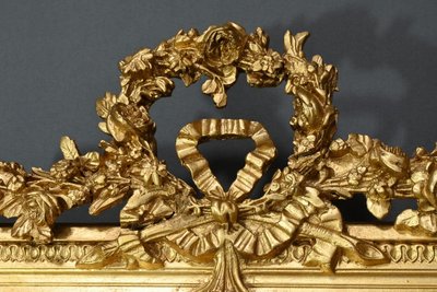Specchio in legno dorato, stile Luigi XVI - 2a parte XIX