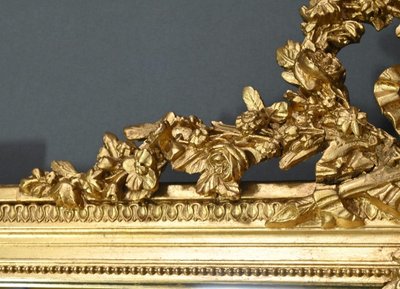 Specchio in legno dorato, stile Luigi XVI - 2a parte XIX