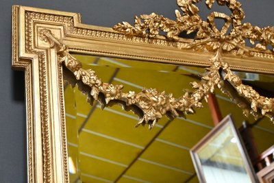 Specchio in legno dorato, stile Luigi XVI - 2a parte XIX