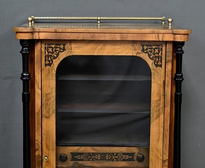 Meuble à Musique en ronce de Noyer, style Charles X – 2ème partie XIXe