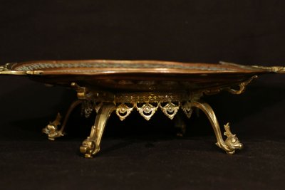 Cloisonné plate, 19th century