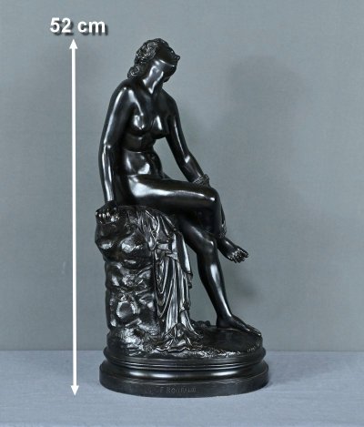Bronze "Eurydice" by F. Roubaud - Mid-19th century