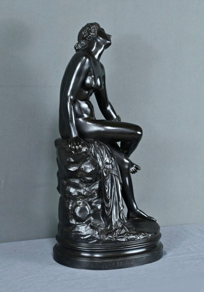 Bronze "Eurydice" by F. Roubaud - Mid-19th century