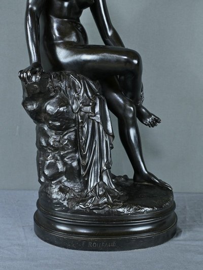 Bronze "Eurydice" by F. Roubaud - Mid-19th century