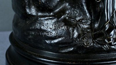 Bronze "Eurydice" by F. Roubaud - Mid-19th century