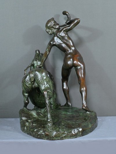 Importante bronzo "Diana cacciatrice" di J. Geleyn - Inizio XX secolo