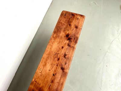 Banc de ferme en pin des années 50