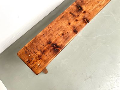 Banc de ferme en pin des années 50