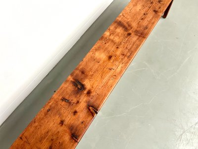 Banc de ferme en pin des années 50