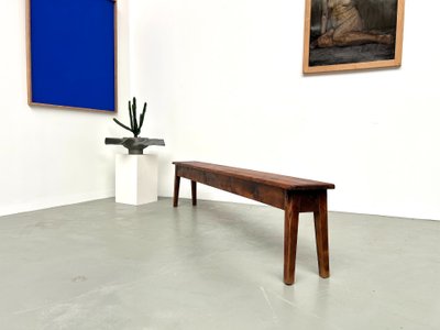 Banc de ferme en pin des années 50