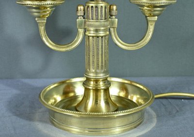 Lampada a bottiglia ad acqua calda con 2 luci - Inizio XX secolo