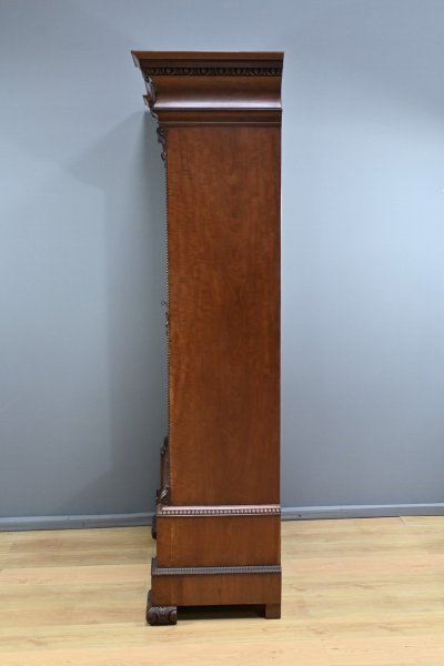 Armoire à Glace in mogano fiammato, stile rinascimentale - Fine del XIX secolo