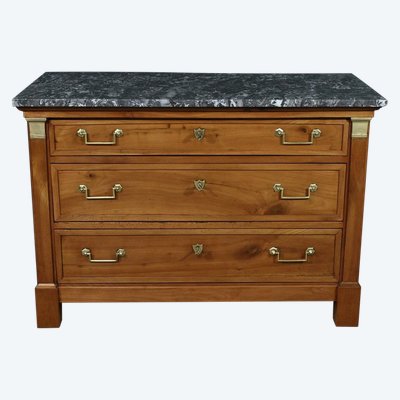 Petite Commode de Propriété en Merisier, époque Directoire – Début XIXe