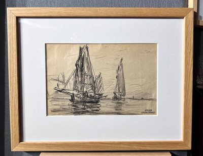 Segelboot auf dem Meer