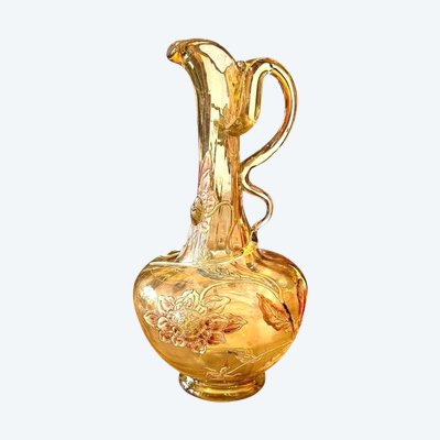 Emile Gallé Art Nouveau "Dahlias" decanter