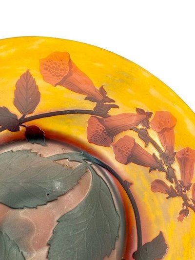 Daum Nancy Coupe Art nouveau "Digitales"